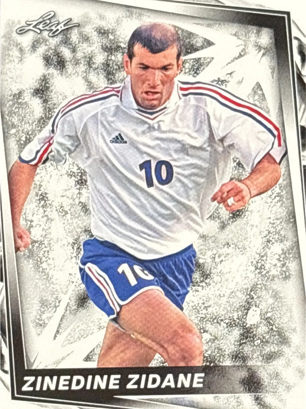Leaf Zinedine Zidane Soccer Trading Card